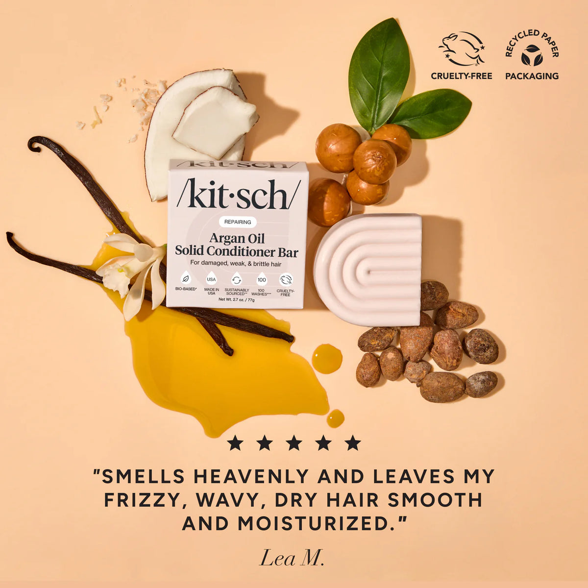 Repairing Argan Oil Conditioner Bar-KITSCH-Matakana Pharmacy