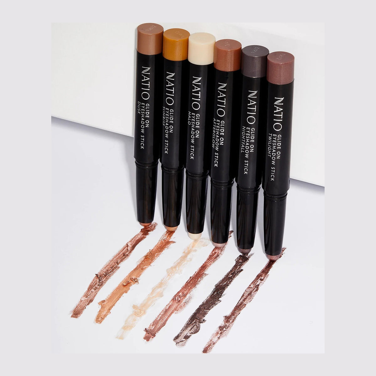 Glide On Eye Shadow Stick Sunrise by Natio, product shot