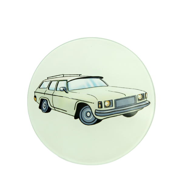 Glass Coasters NZ Vintage Car Club-Matakana Pharmacy