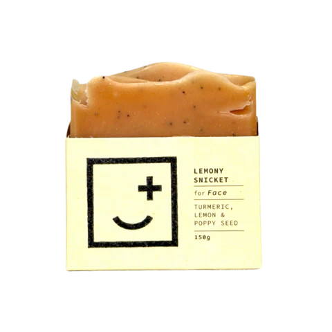 Lemony Snicket Face Wash Bar 150g | Fair + Square-Fair & Square Soapery-Matakana Pharmacy