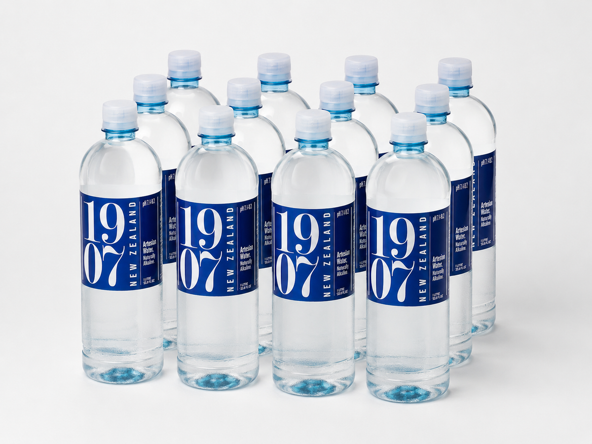 1907 Artisan Alkaline Still Water | Box 12 x 1L-1907 Water-Matakana Pharmacy