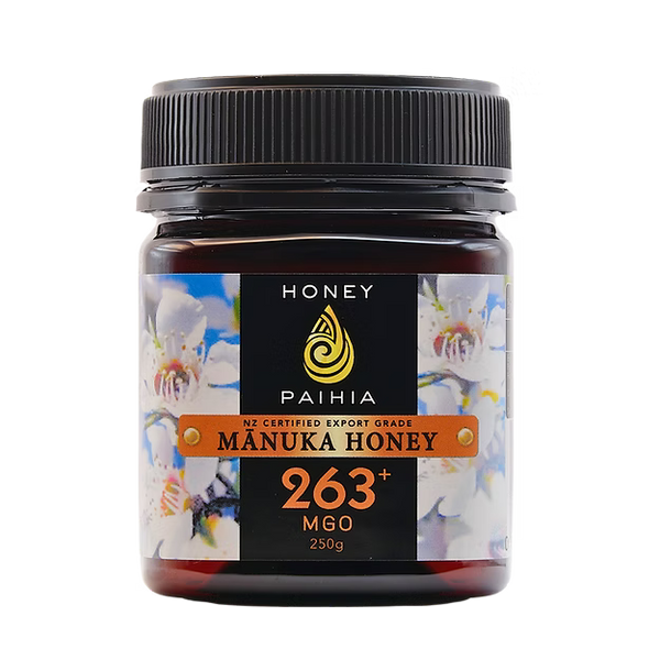 Manuka Honey 263+ MGO 250g Glass-Honey Paihia-Matakana Pharmacy