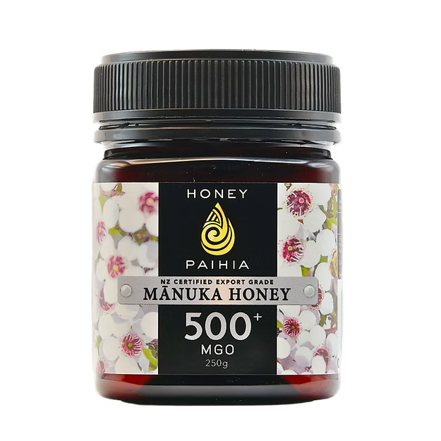 Manuka Honey 500+ MGO 250g Glass Hex-Honey Paihia-Matakana Pharmacy