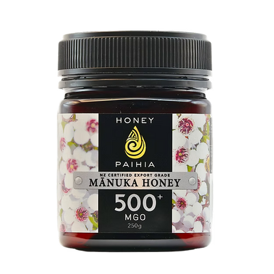 Manuka Honey 500+ MGO 250g Glass Hex-Honey Paihia-Matakana Pharmacy