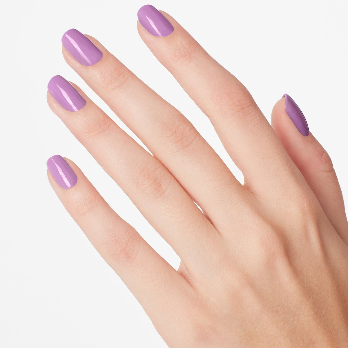 A manicure painted in OPI Achievement Unlocked