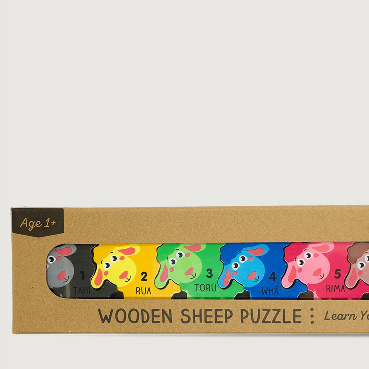 Moana Road Wooden Sheep Puzzle 10 Piece product shot