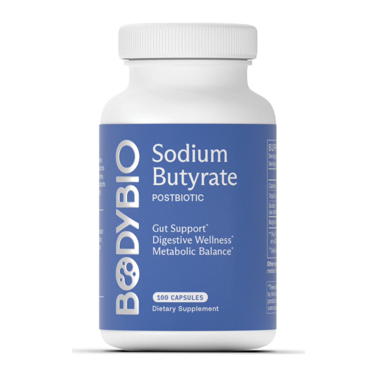 Sodium Butyrate front of pack