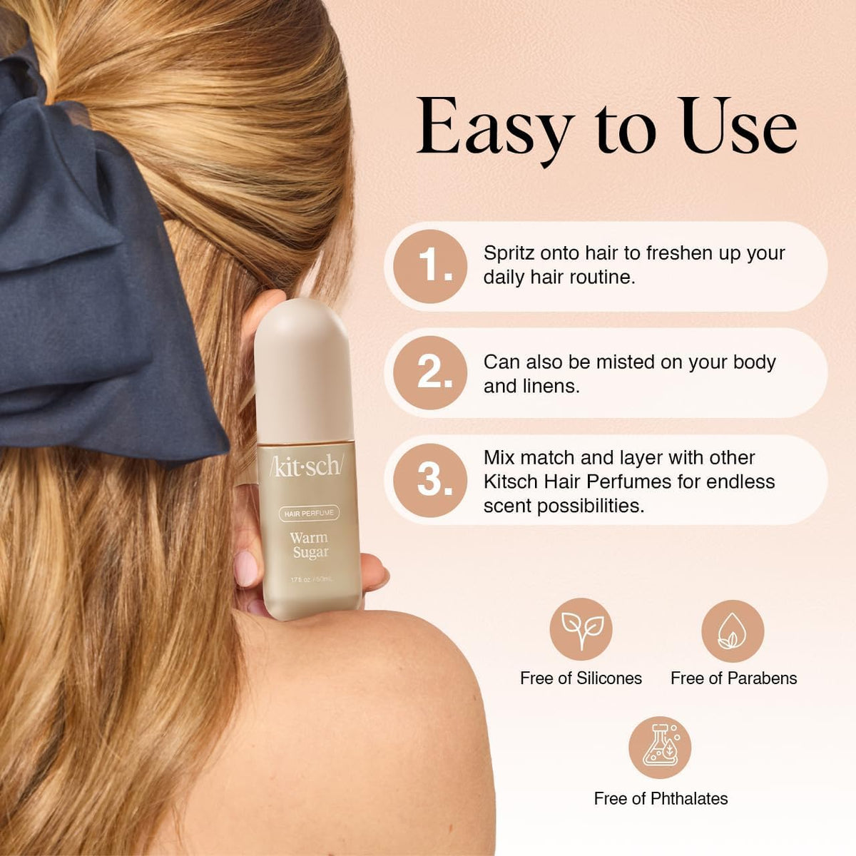 Warm Sugar Hair Perfume-KITSCH-Matakana Pharmacy