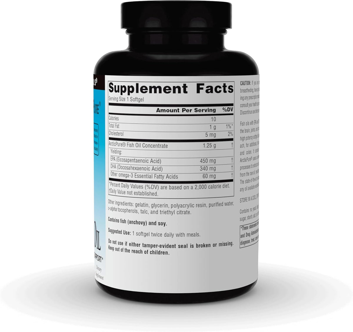 ArcticPure Omega-3 Fish Oil, Ultra Potency 120 Soft Gel Caps-Source Naturals-Matakana Pharmacy
