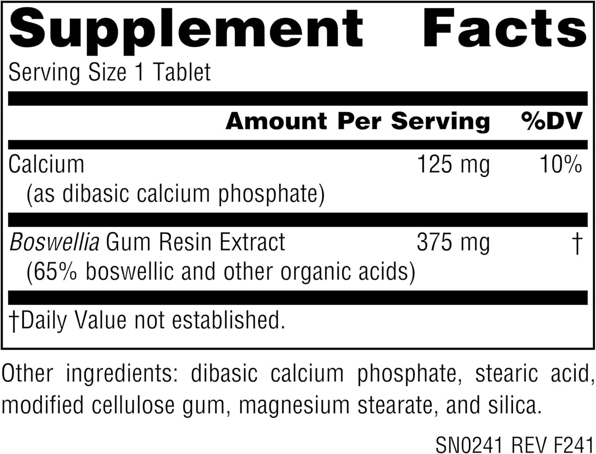 Boswellia Extract 50 Tablets-Source Naturals-Matakana Pharmacy