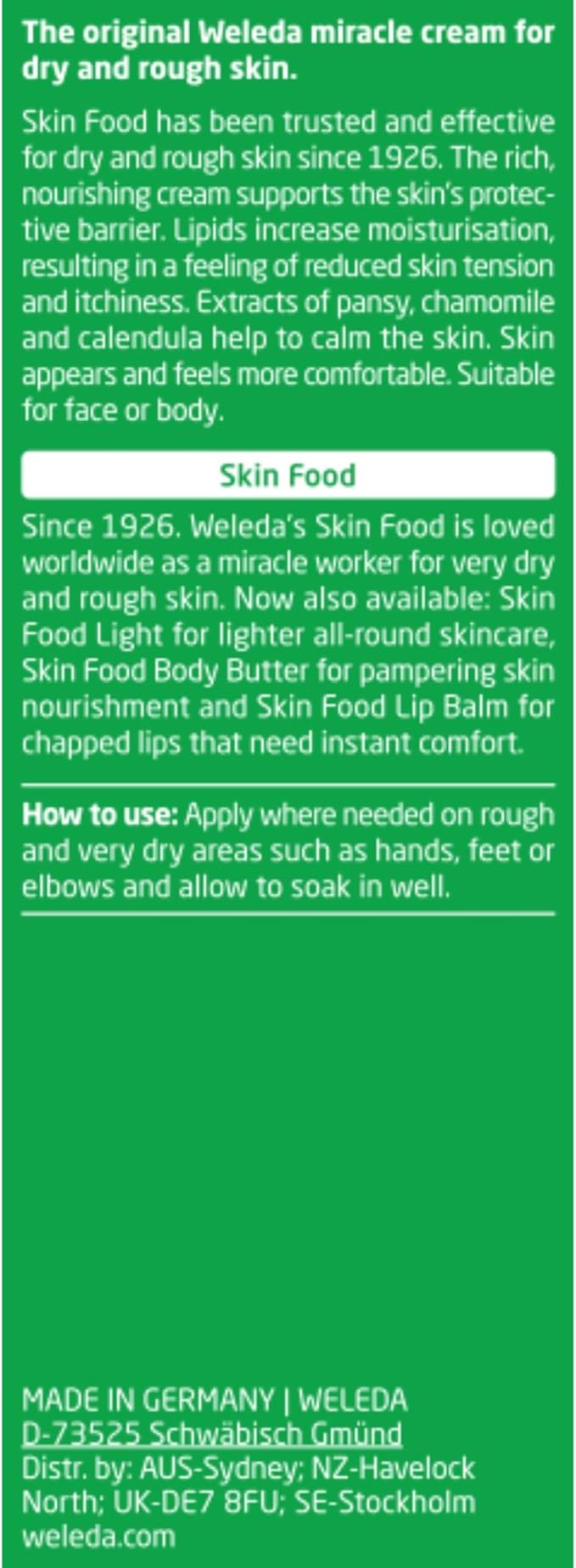 Skin Food 75ml-Weleda-Matakana Pharmacy