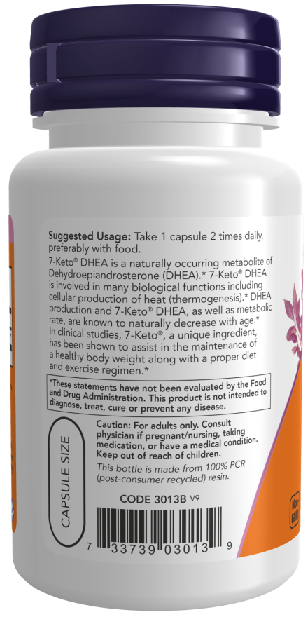 Image of 7-KETO 100mg 60vcaps suggested usage