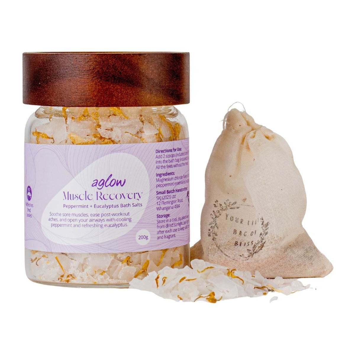 Aglow Bath Salts - Goddess Glow 300g