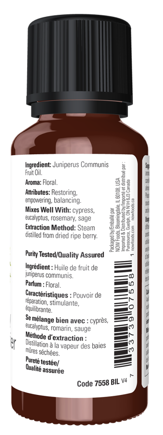 NOW Essential Oil 100% Pure Juniper Berryv30ml-NOW Supplements-Matakana Pharmacy