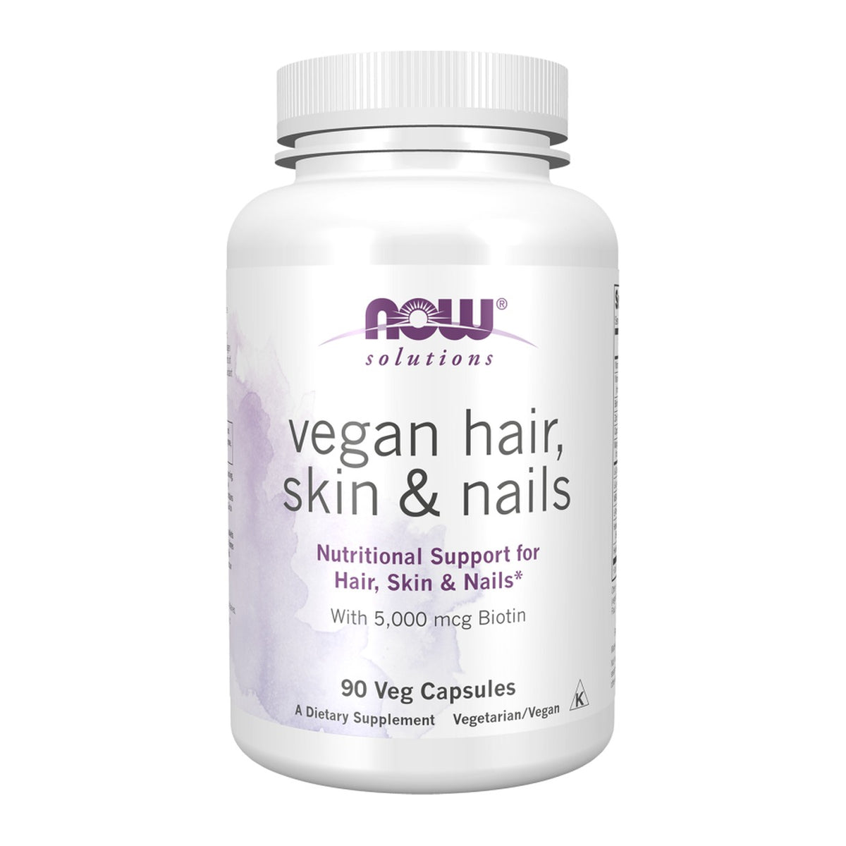 Vegan Hair Skin & Nails 90vcaps, bottle front