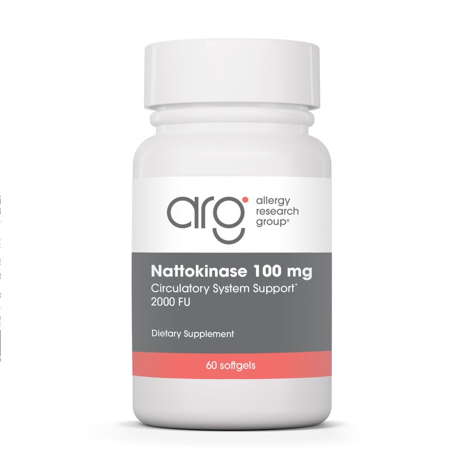 Nattokinase NSK-SD 100mg 60 Soft Gel Capsules | Allergy Research Group