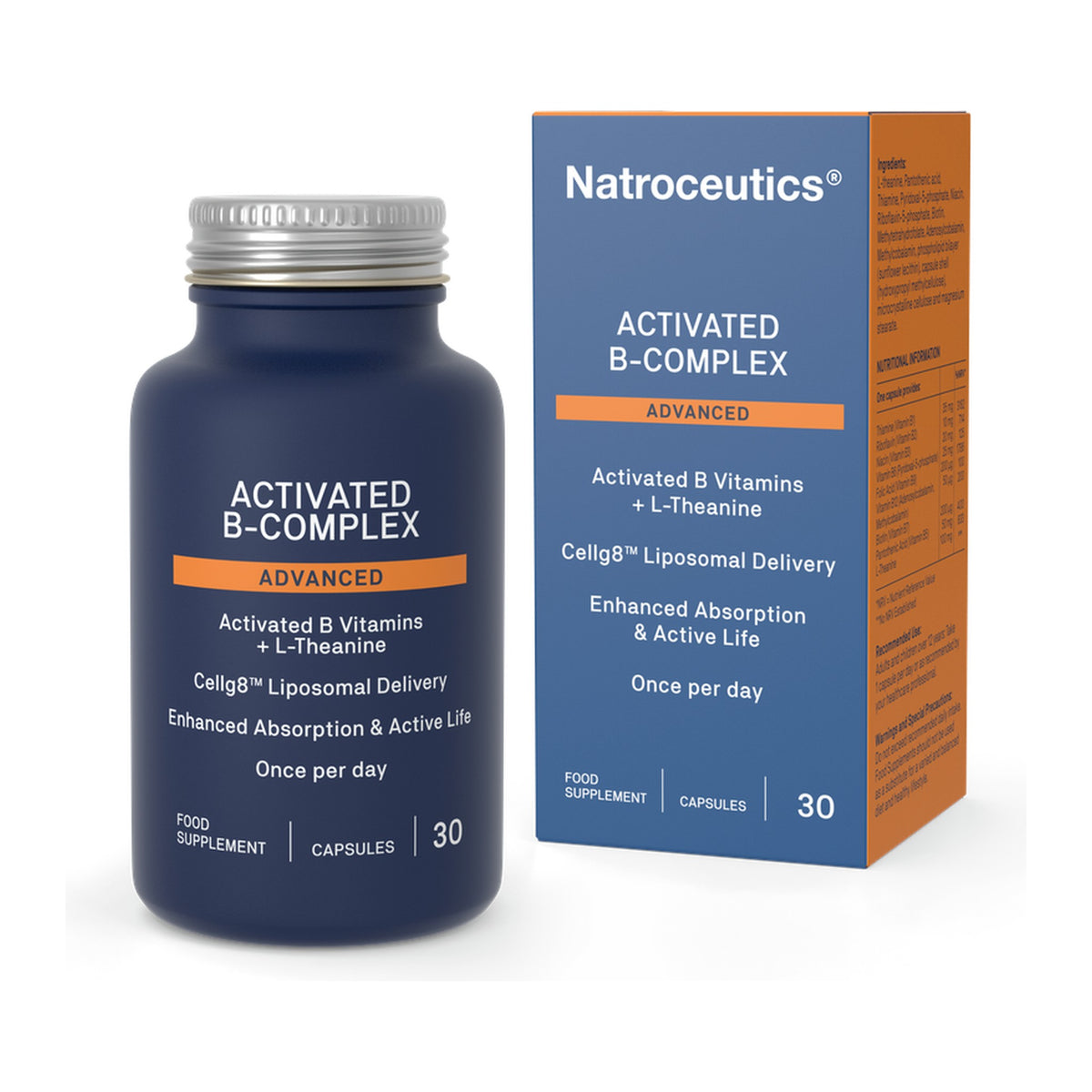Activated B Complex 30 Capsules by Natroceutics
