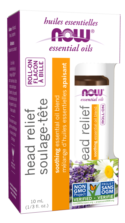 Now Essential Oils Head Relief Soothing Roll On 10ml-NOW Supplements-Matakana Pharmacy