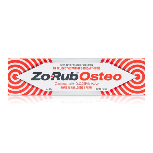 Zo-Rub Osteo 0.025% Topical Cream 45g-AFT-Matakana Pharmacy