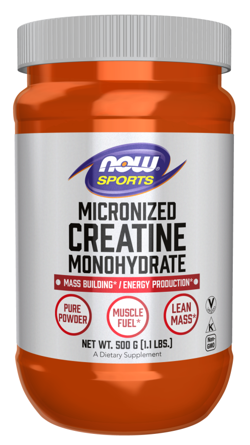 Image of Creatine Monohydrate, Micronized Powder, 500g