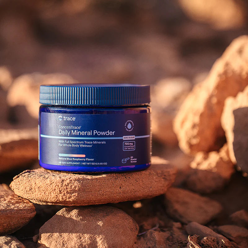 ConcenTrace Trace Mineral Powder - Blue Raspberry 132g-Trace Minerals-Matakana Pharmacy