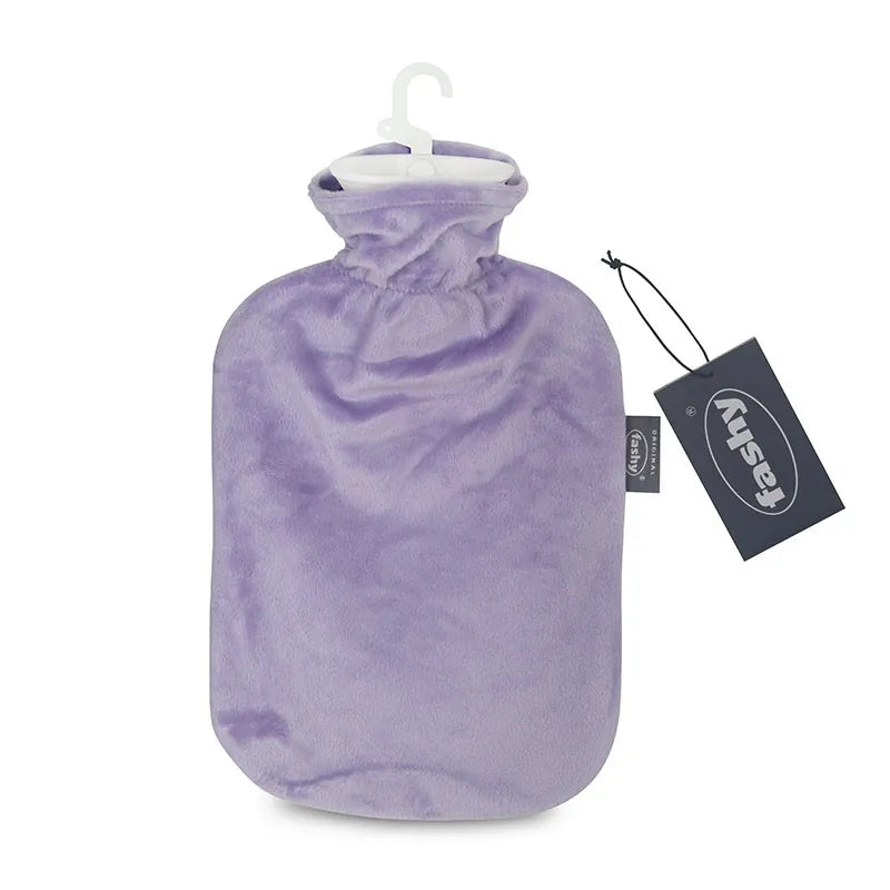 Hot Water Bottle with Velour Cover Lilac 2.0L-FASHY-Matakana Pharmacy