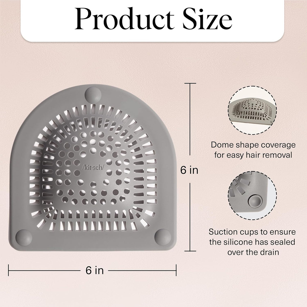 Kitsch Hair Catcher- Gray-KITSCH-Matakana Pharmacy