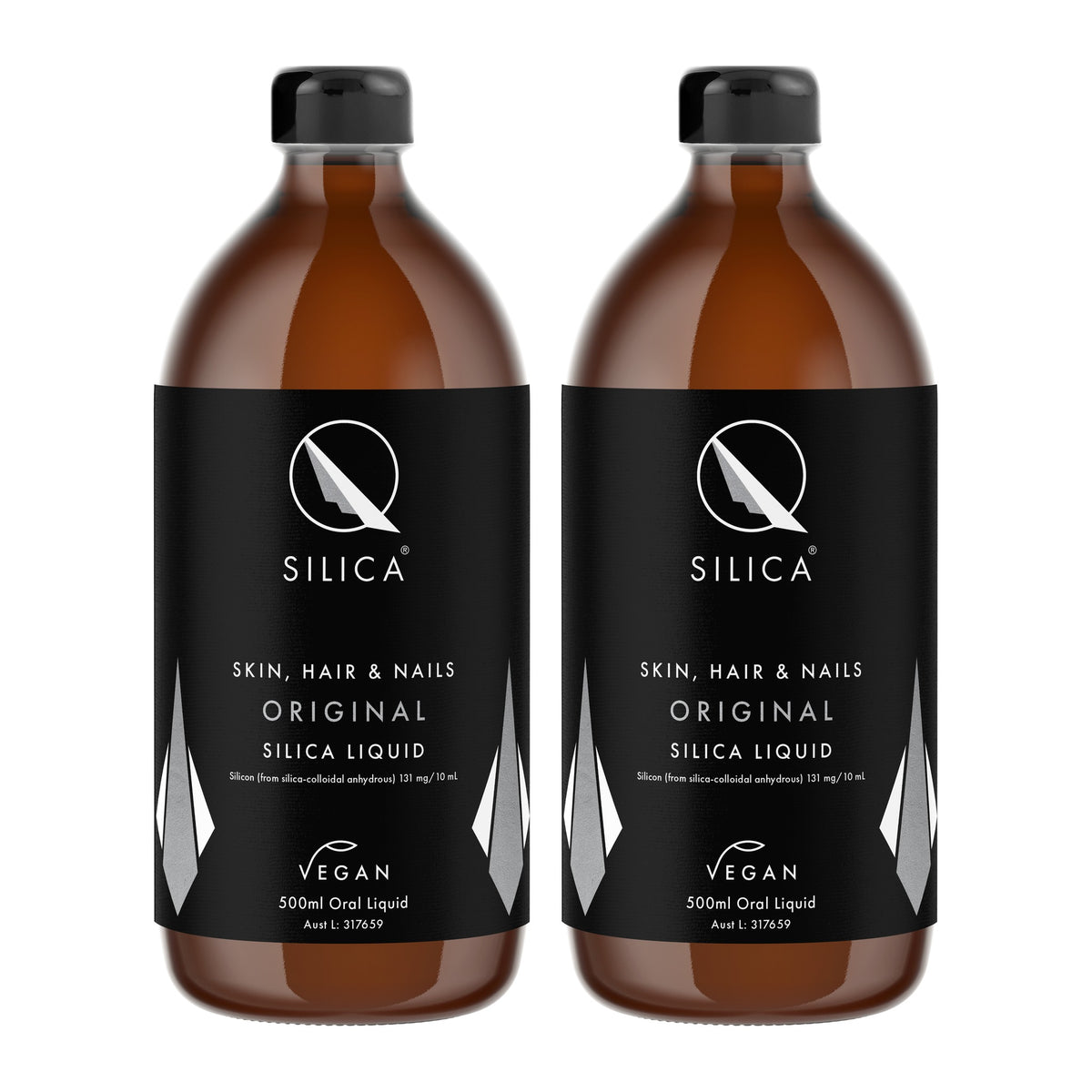 Original Colloidal Silica Liquid Twin Pack 2x500ml, bottle front