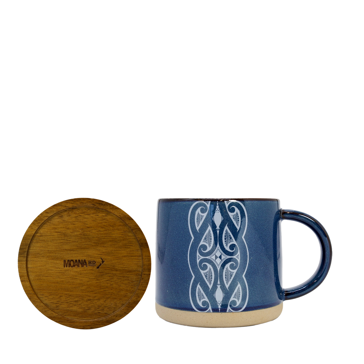 Glazed Ceramic Mug Miriama Grace-Smith Navy-Matakana Pharmacy