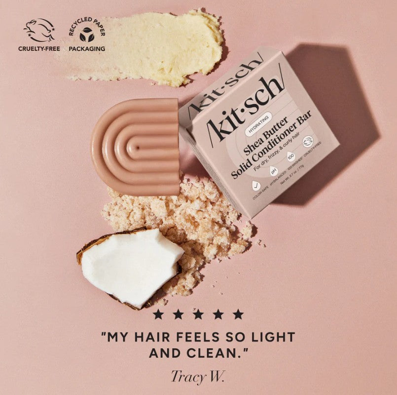 Shea Butter Hydrating Solid Conditioner Bar-KITSCH-Matakana Pharmacy