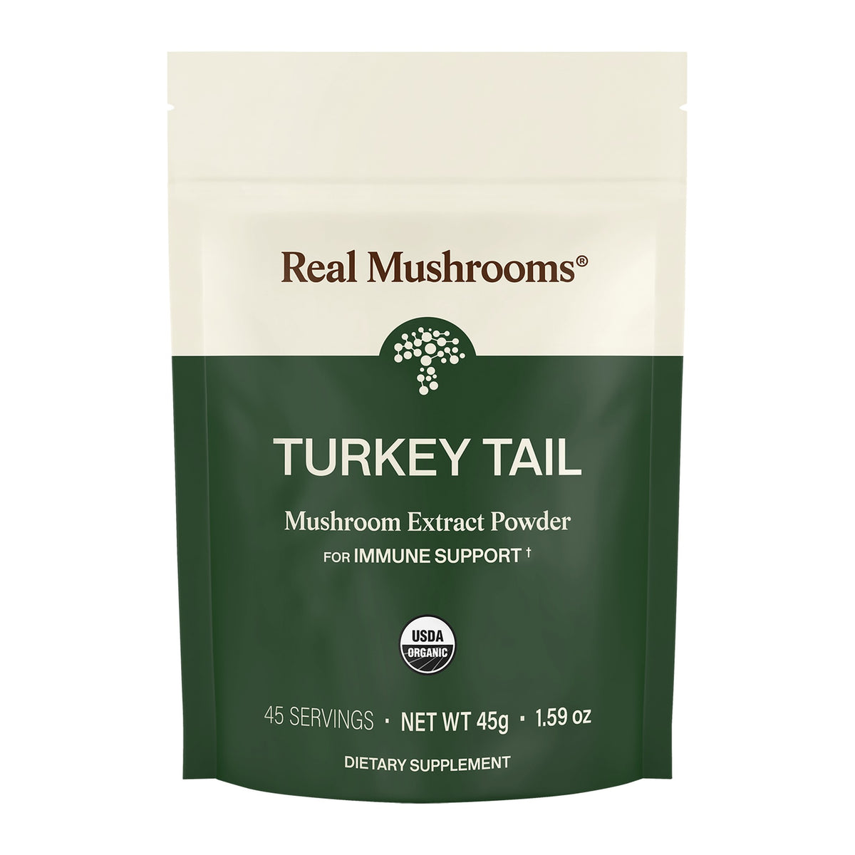 Turkey Tail Extract Powder 45g by Real Mushrooms