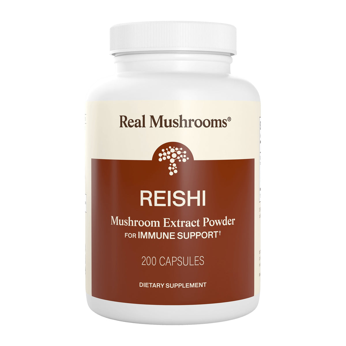 Reishi 415 200 Capsules by Real Mushrooms