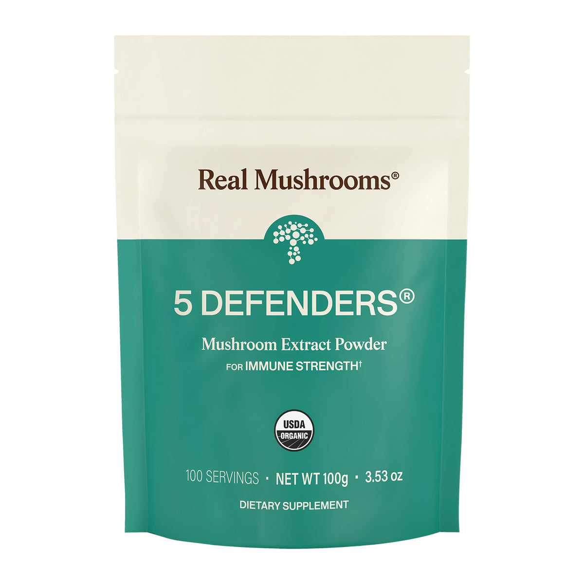 5 Defenders Powder 100g by Real Mushrooms