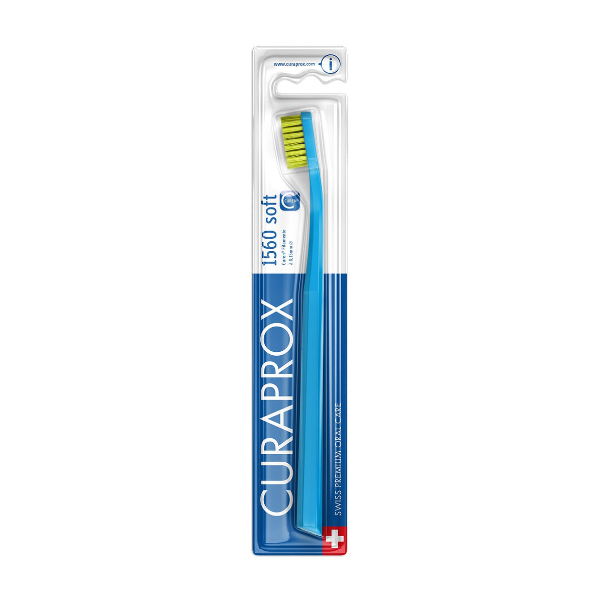 Curaprox CS 1560 soft toothbrush in its blister pack
