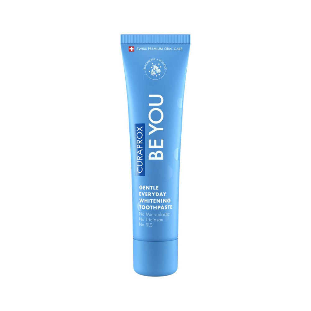Curaprox Be you Blackberry and Licorice whitening toothpaste 60ml, blue tube