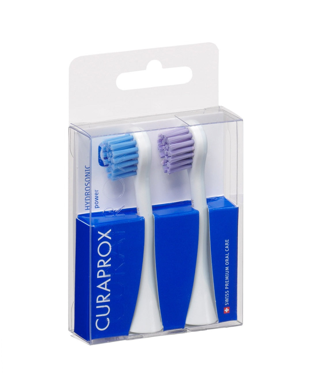 Curaprox Hydrosonic power brush heads in their pack of two