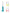 Curaprox CPS prime interdental brushes in the five sizes, 06 to 011