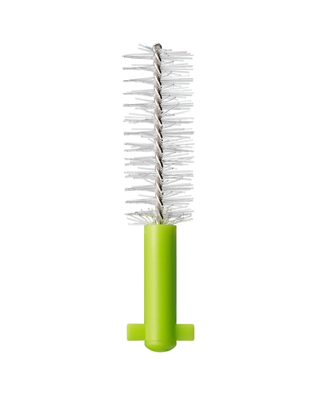 Close-up of a single Curaprox CPS 011 prime interdental brush