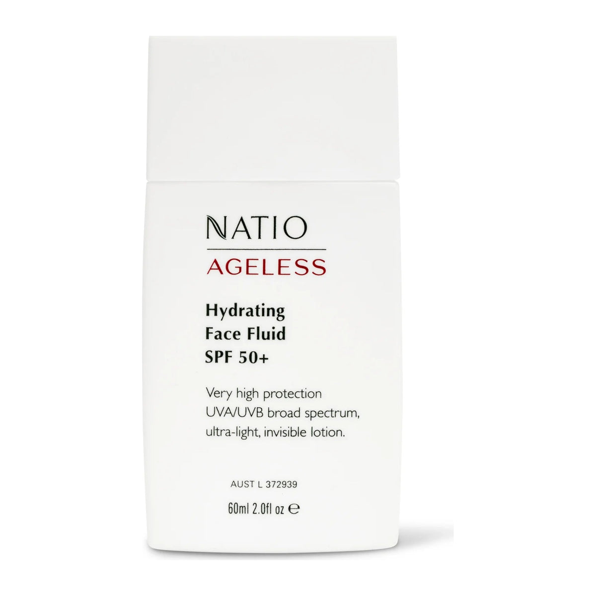 Natio Ageless Hyd F/Fluid SPF50 60ml