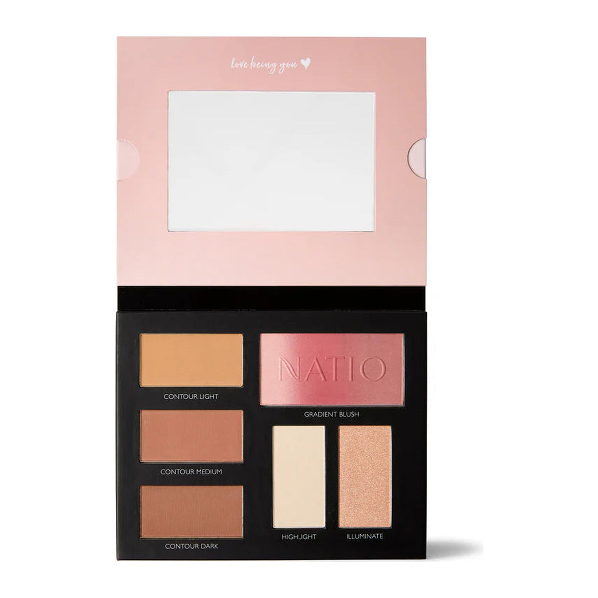 Nat Glow Contour Book 30g by Natio, front of pack