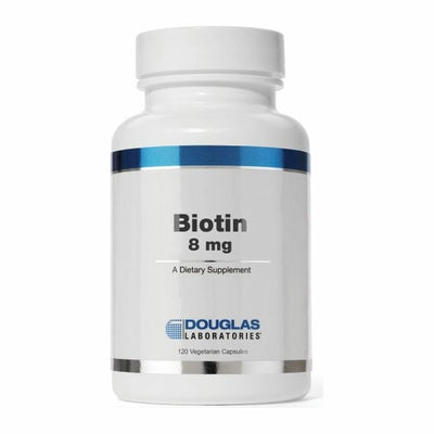 Biotin 8mg 120caps, bottle front