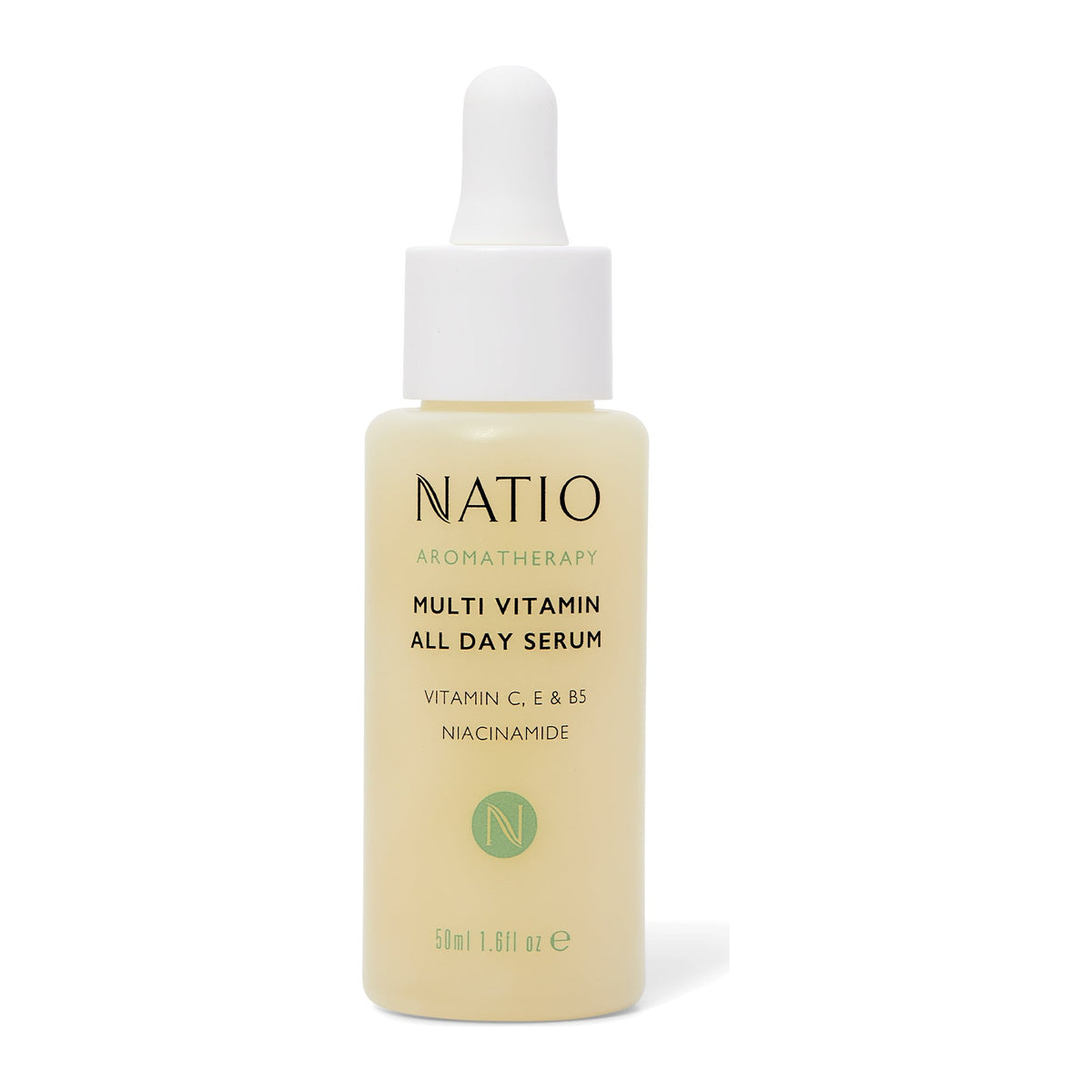 Multi Vitamin All Day Serum 50ml by Natio, front of pack