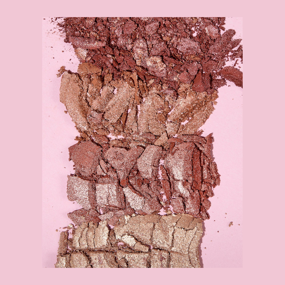The texture of Natio Pocket Palette Berry 12g | Natio swatched