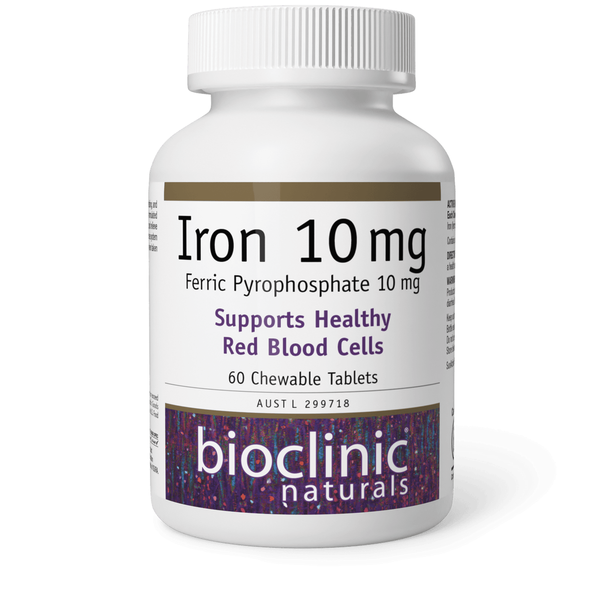 Iron 60 Tabs Tropical-BioClinic Naturals-Matakana Pharmacy