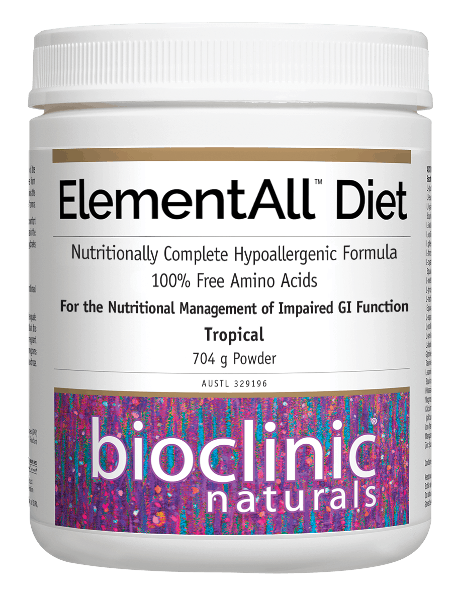 ElementAll Diet Powder Tropical 704g-BioClinic Naturals-Matakana Pharmacy