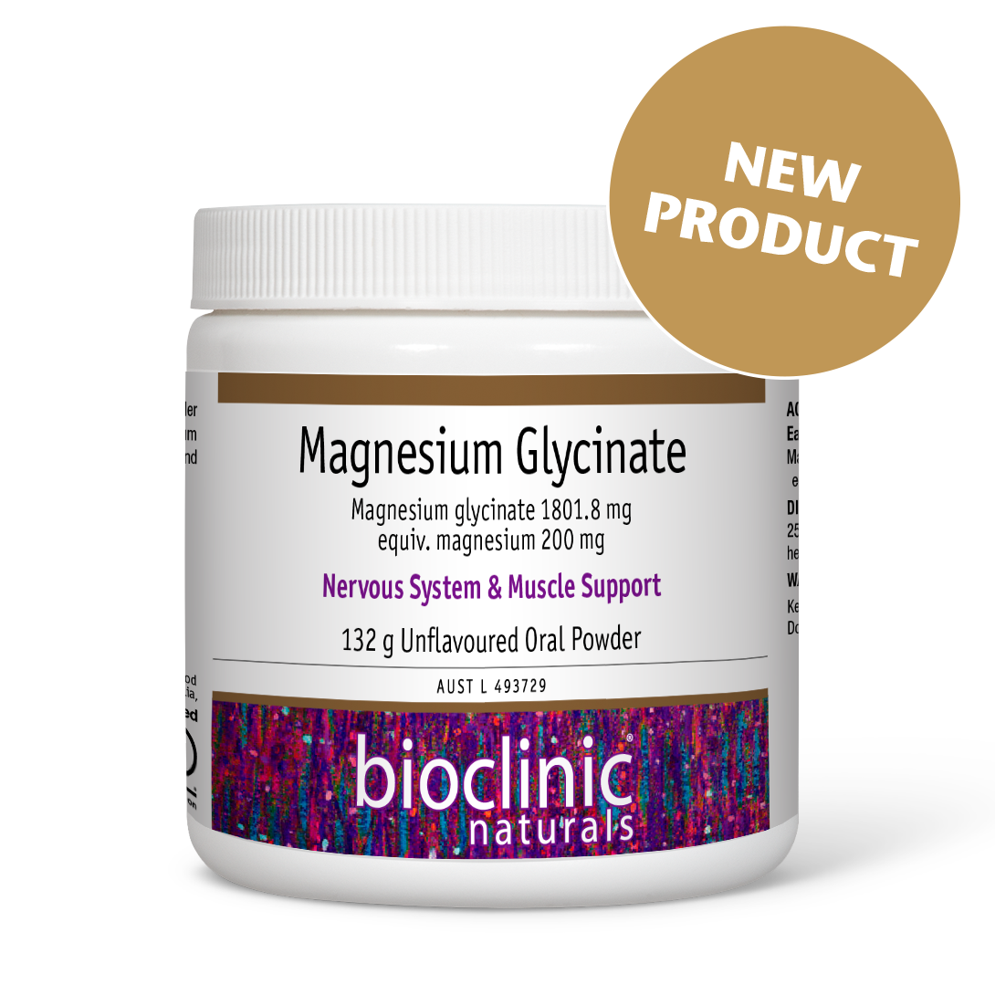 Magnesium Glycinate Powder 132g-BioClinic Naturals-Matakana Pharmacy