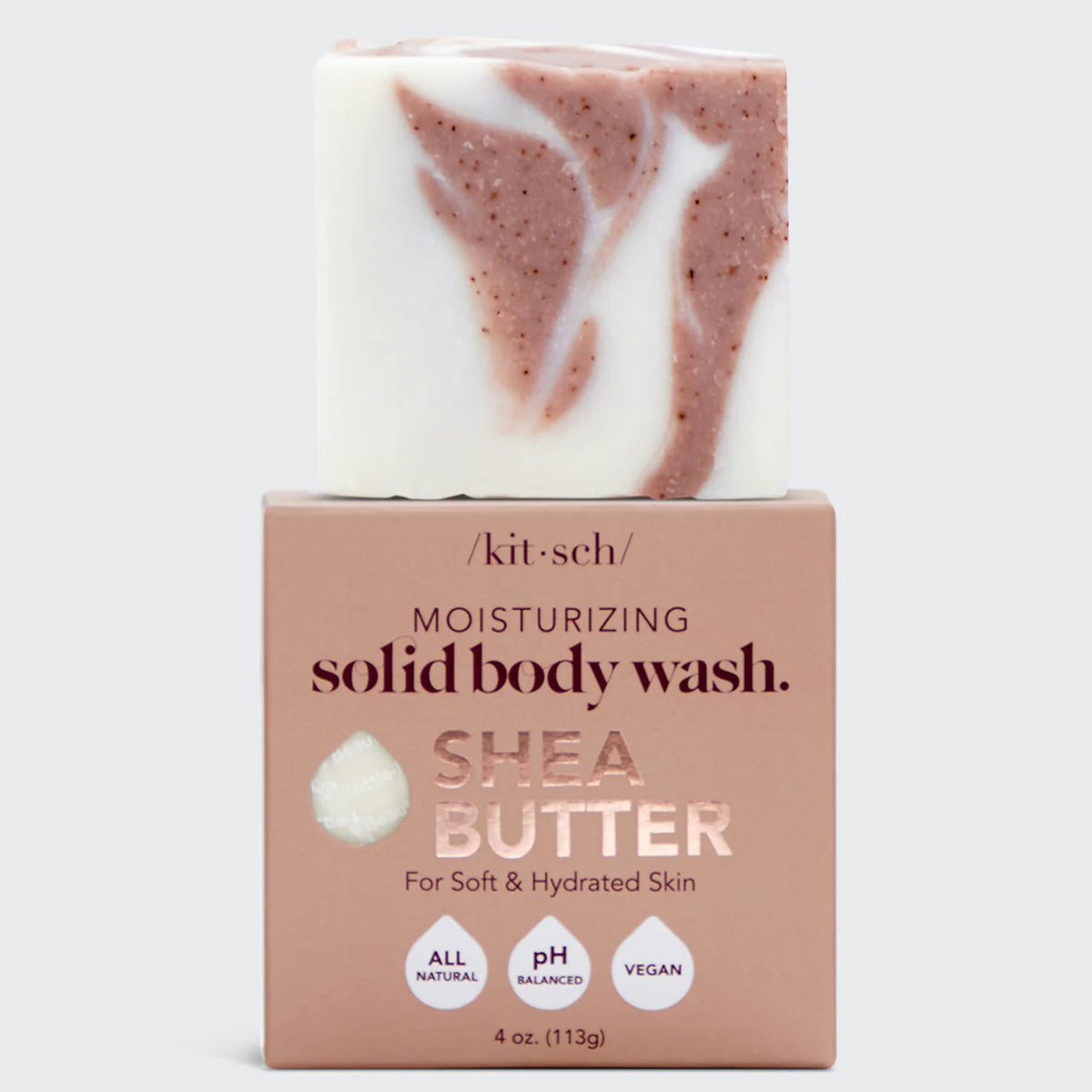 Shea Butter Exfoliating Body Wash-KITSCH-Matakana Pharmacy