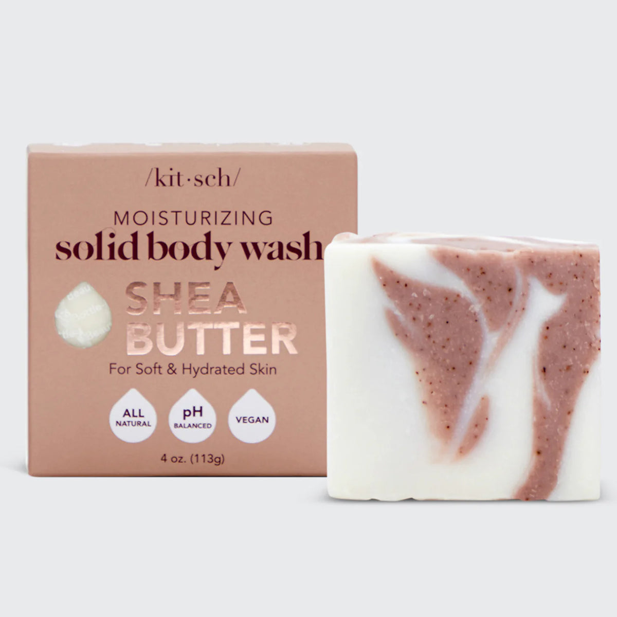 Shea Butter Exfoliating Body Wash-KITSCH-Matakana Pharmacy
