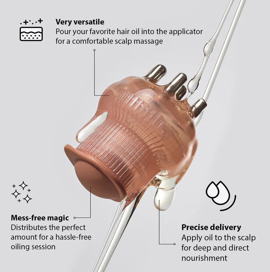 Scalp & Hair Oil Applicator - Terracotta-KITSCH-Matakana Pharmacy