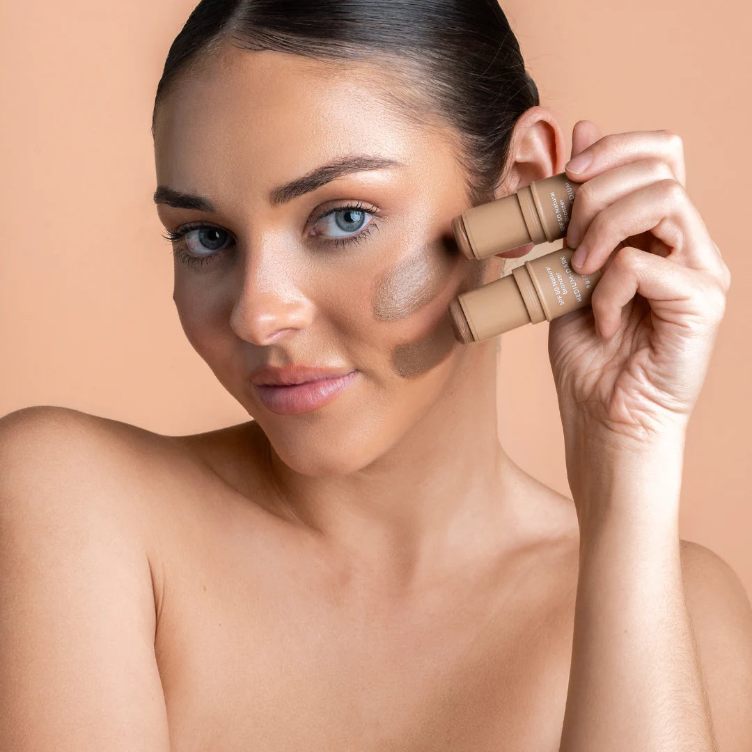 SPF 50 Natural Bronzer Light Medium 9g-Avocado Zinc-Matakana Pharmacy